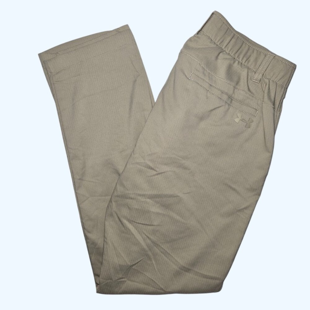 Under Armour Showdown Golf Pants Mens 32x30 Khaki Tan Stretch Performance UA
